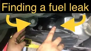 Finding a fuel leak. Like a boss
