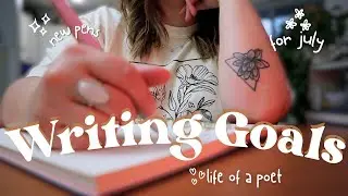 Plan with me! 📝 Writing & Creative Goals for July 2023
