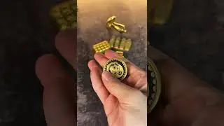 Pure gold blind box#model #toys #edc