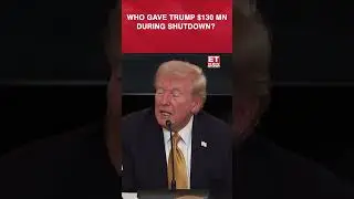 Donald Trump Speaks On $130 Million Donation During US Shutdown #shorts #donaldtrump