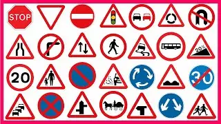 Дорожные знаки Великобритании для начинающих – Тест по 73 наиболее распространенным дорожным знак...