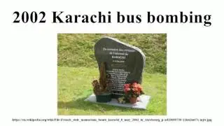 2002 Karachi bus bombing