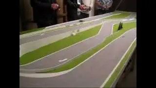 'In home' r/c car racing with the new slotless Magracing system