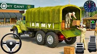 Real Army Truck Driving Cargo Games - Us Offroad Army Truck Driving Video Game - Android Gameplay