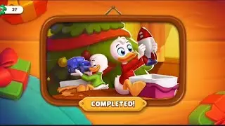 Game: Disney Solitaire - First Holiday Puzzle Completed