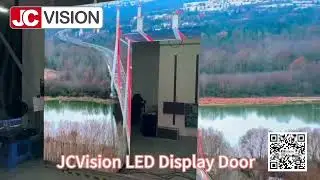 Your Front Door Just Became a Billboard. (JCVision LED Door)
