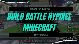 Having fun building camp related things - Hypixel build battle Minecraft
