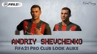 Fifa21 Virtual Pro club look alike Andriy Shevchenko // Ac Milan // Ukraine