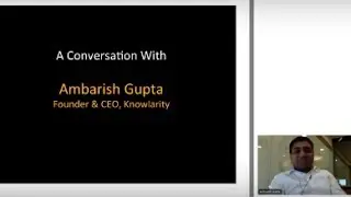 263rd 1Mby1M Roundtable June 11, 2015: With Ambarish Gupta, Knowlarity
