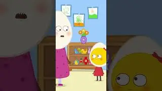 What kind of Brush is this ? #YolkiandHatch #Cartoon#series #shorts #youtubeshorts #animation