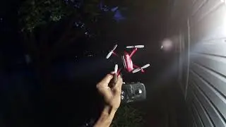 Rocket Rc Air Crawler Palm Sized high Perfomance Drone - Night Flight!