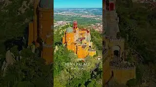 This palace is an actual fairytale! 🏰 Follow for daily hidden gems💎 #penapalace #portugal #sintra