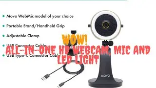 Cool Gadgets at another level | Webcam, Mic and LED Light all in one device | Best lock for bike