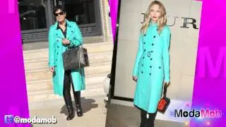 Who Wore The Burberry Trench Coat Best: Rachel Zoe or Kris Jenner?