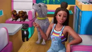 barbie epic road trip trailer now playing on I Netflix