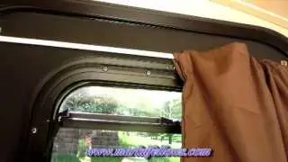 Little Guy Silver Shadow, installing curtains