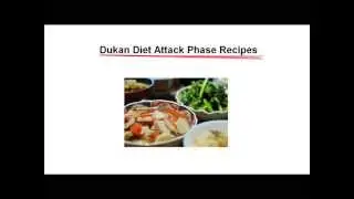 Dukan Diet Attack Phase Recipes