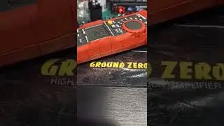 Ground Zero GZCA 3.0SPL-M1 on the table🌪️🌪️