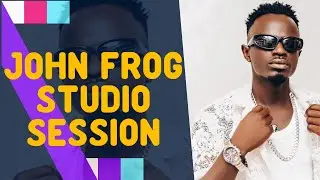 John Frog studio session with Mozy Skills producer 2024