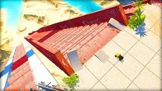 BeamNG Drive Creations : BIGGEST DESTRUCTION RAMP EVER! (BeamNG Drive Crashes)