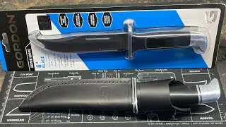 Первоначальный обзор клона ножа Gordon 58090 Harbor Freight Buck 119