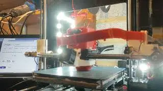 Mendel 90 sub 10 minute benchy. Very old machine gets upgrades