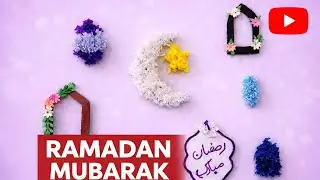 DIY Ramadan Decoration 🌙✨ | Beautiful Wall D&eacute;cor for Home.