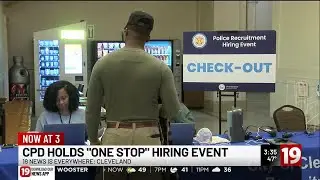 1-step hiring event for those interested in being a Cleveland police officer