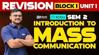 SGOU | Introduction To Mass Communication | Block 1 Unit 1 Revision #sgou #education #onlinelearning