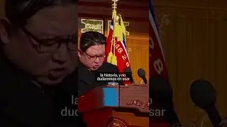Kim Jong-un: &ldquo;Aniquilaremos a los que intenten usar la fuerza contra nuestro pa&iacute;s&rdquo; #shorts