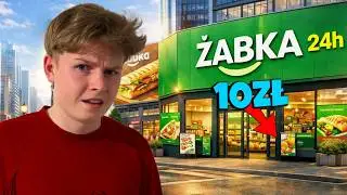 Przez 24H Jem Tylko Jedzenie z Żabki!