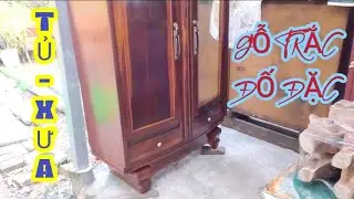 ANTIQUE CABINET - SOLID ROSEWOOD