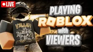 🔴LIVE ROBLOX PLAYING WITH VIEWERS