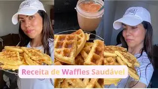 Receita de Waffles Saudável- Meu 1º Dia do Ano