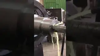 Como fazer furo di&acirc;metro 70mm em a&ccedil;o 4340 , comprimento 1115 mm , veja ferramentas.