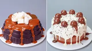 Ultimate Chocolate Cake Transformation! 🍰 Best Caramel vs White Chocolate Decorating 2026 ✨