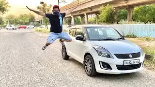 Driving My Manual Swift | Learn Car Driving in Hindi for Beginners | Manual Car Tutorial