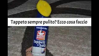 Pulire il tappeto in casa con 