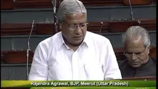 Matters of Urgent Public Importance: Sh. Rajendra Agarwal: 27.08.2013