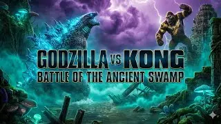 Godzilla vs Kong in the Ancient Swamp Village | Epic Monster Battle Cinematic | Past Origins