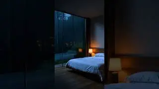 Rainy Night in the Deep Forest, Calm Your Mind #shorts
