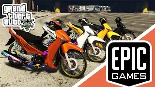 สอนลง Mod Wave 125i GTA V | ผู้เล่น Epic | มอไซต์ที่ทุกคนต้องมี