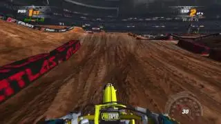 MX vs. ATV Supercross Encore- battle with the new suzuki