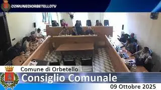 Seduta del Consiglio Comunale di Orbetello del 09.10.2025