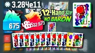 Balatro: Powerful 12-Hand Size Build without Using Baron