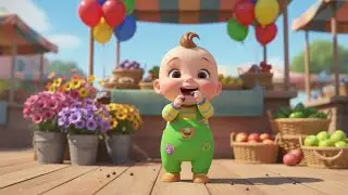 Fruit Market Song Adventure | kids nursery rhymes | Baby Song, Fun Learning Cartoon 🍎🍌🍉