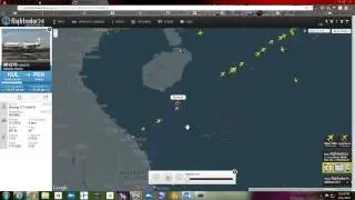 Malaysian Air Flt.370 Flightradar24.com recording of ADS-B data