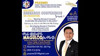 Series 1: Developing Research Problems and Framework and Critical Gap Analysis.