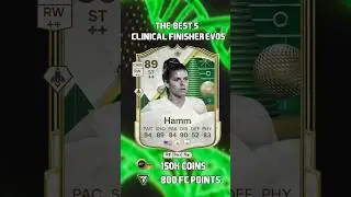 The Best 5 Clinical Finisher Evolutions in FC 25 🤩 #shorts #short #eafc25 #dreamchasers #fc25 #fifa