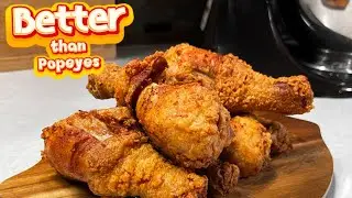How to fry Crispy FRIED Chicken at home!!